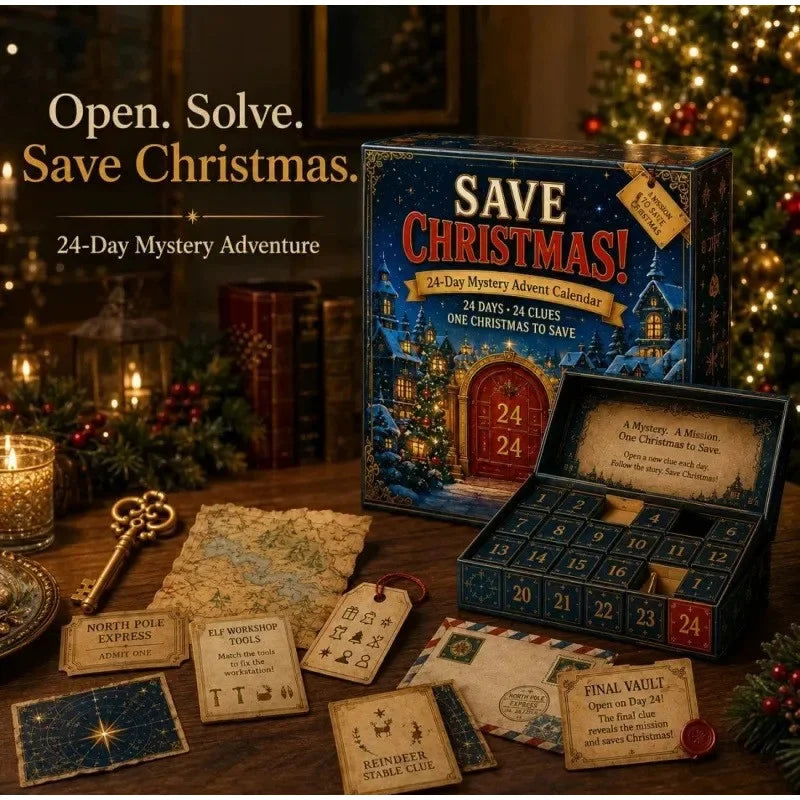Christmas Mystery Advent Calendar Escape Room Game