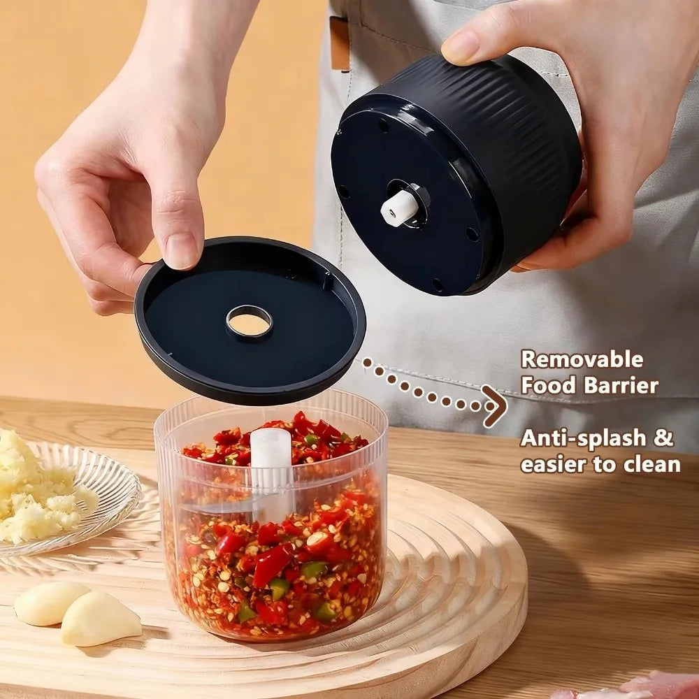 Electric Garlic Chopper, USB Rechargeable
