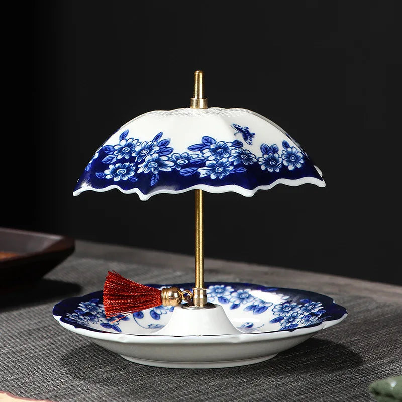 Ceramic Umbrella Tea Strainer