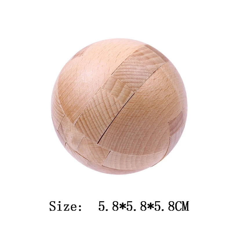 Wooden Lu Ban Lock Brain Teaser Puzzle