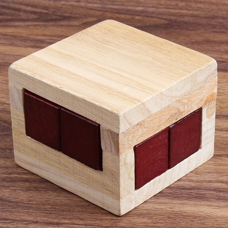 Wooden Magic Box Puzzle Brain Teaser